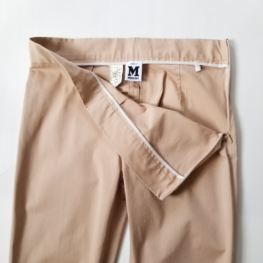 M Missoni Solid Cotton Stretch Pant - image 6